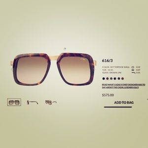 Authentic Cazal Designer Men’s Sunglasses
